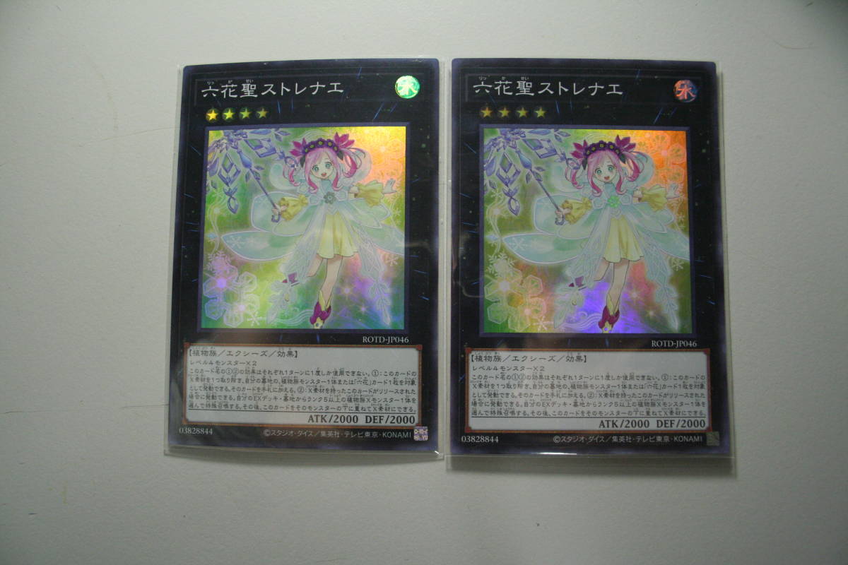 遊戯王 六花聖ストレナエ SR 未使用 スーパーレア 2枚セット ライズ オブ ザ デュエリスト ROTD-JP046拍卖
