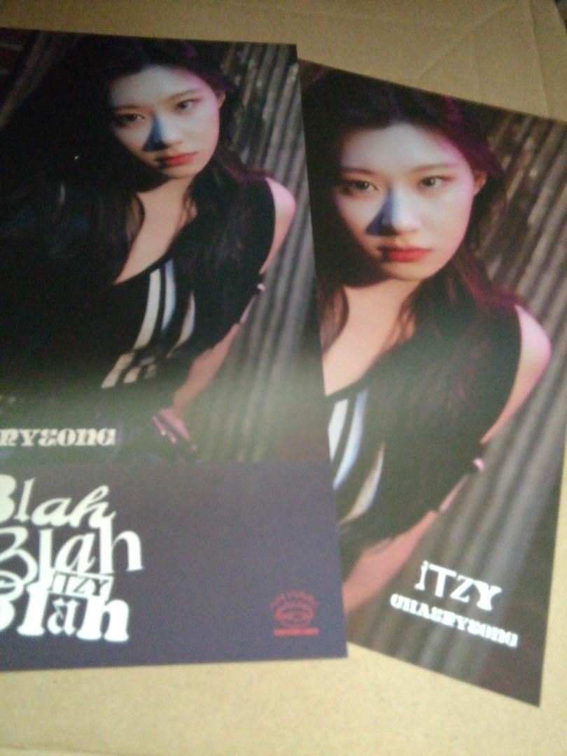 チェリョン 大判ポストカード フライヤー ITZY Blah Blah Blah Japan 2ndシングル イッチ イッジ CHAERYON タワーレコード チラシ 拍卖