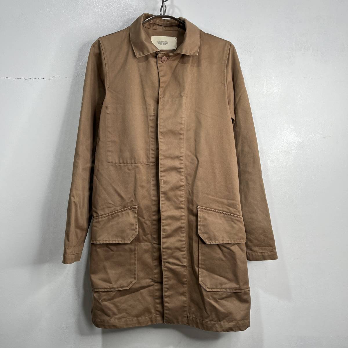 ☆送料無料☆ZUCCA TRAVAIL☆ズッカトラバイユ☆ワークコート☆フランス製☆ショップコート☆J22拍卖