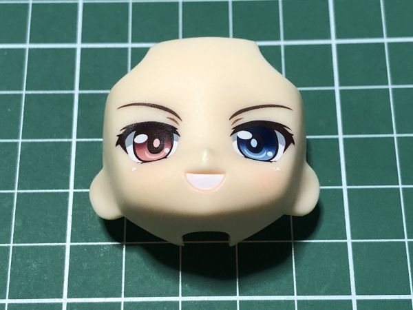 ねんどろいど パーツ 僕は友達が少ない 羽瀬川小鳩 顔 通常 微笑/オッドアイ K03拍卖