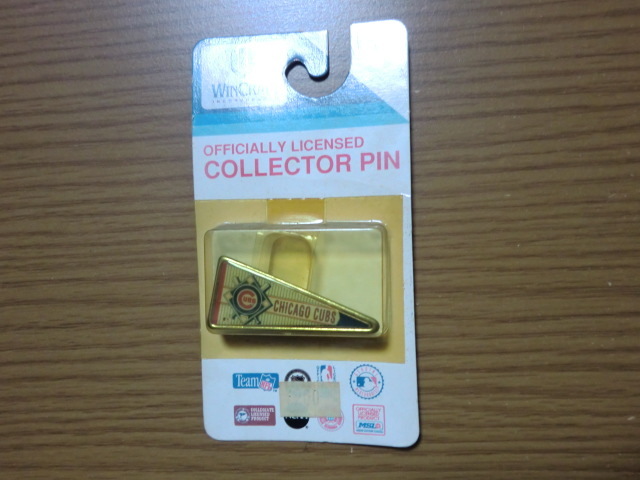 MLB シカゴ カブス ペナント型 ピンバッジ 未使用品拍卖