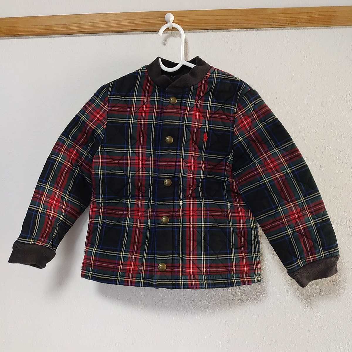 POLO RALPH LAUREN children(ポロ ラルフローレン)チェック 中綿 ジャケット ジャンパー 110 4T 拍卖