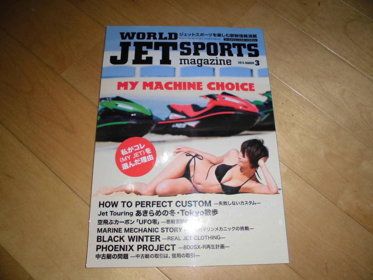WORLD JET SPORTS magazine ワールドジェットスポーツ 2015.3 MY MACHINE CHOICE/HOW TO PERFECT CUSTOM/Jet Touring拍卖