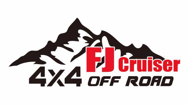 FJクルーザー 4WD オフロード クロカン ステッカー33拍卖