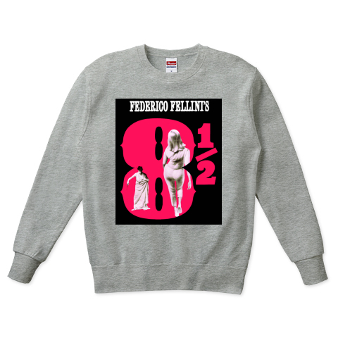 8 1/2 フェリーニ 映画トレーナー スエット グレー拍卖