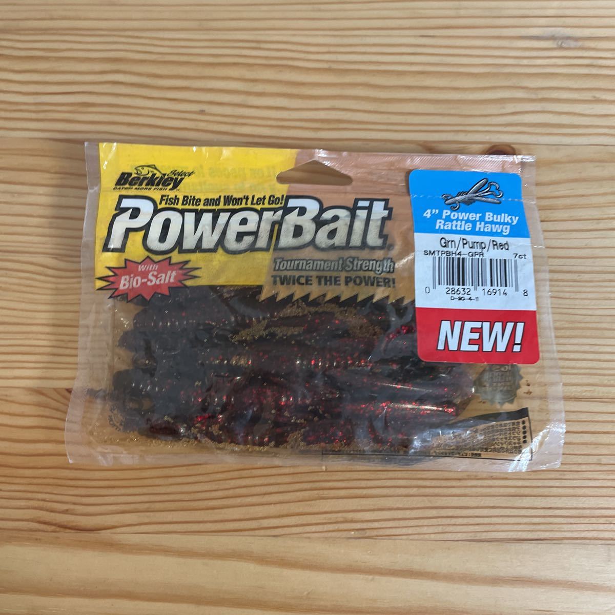 バークレイ パワーバルキーラトルホグ 今江克隆 パワーホグ系 亀山ダム かつてのカエルパターンにどう? グリパンレッド 未開封拍卖