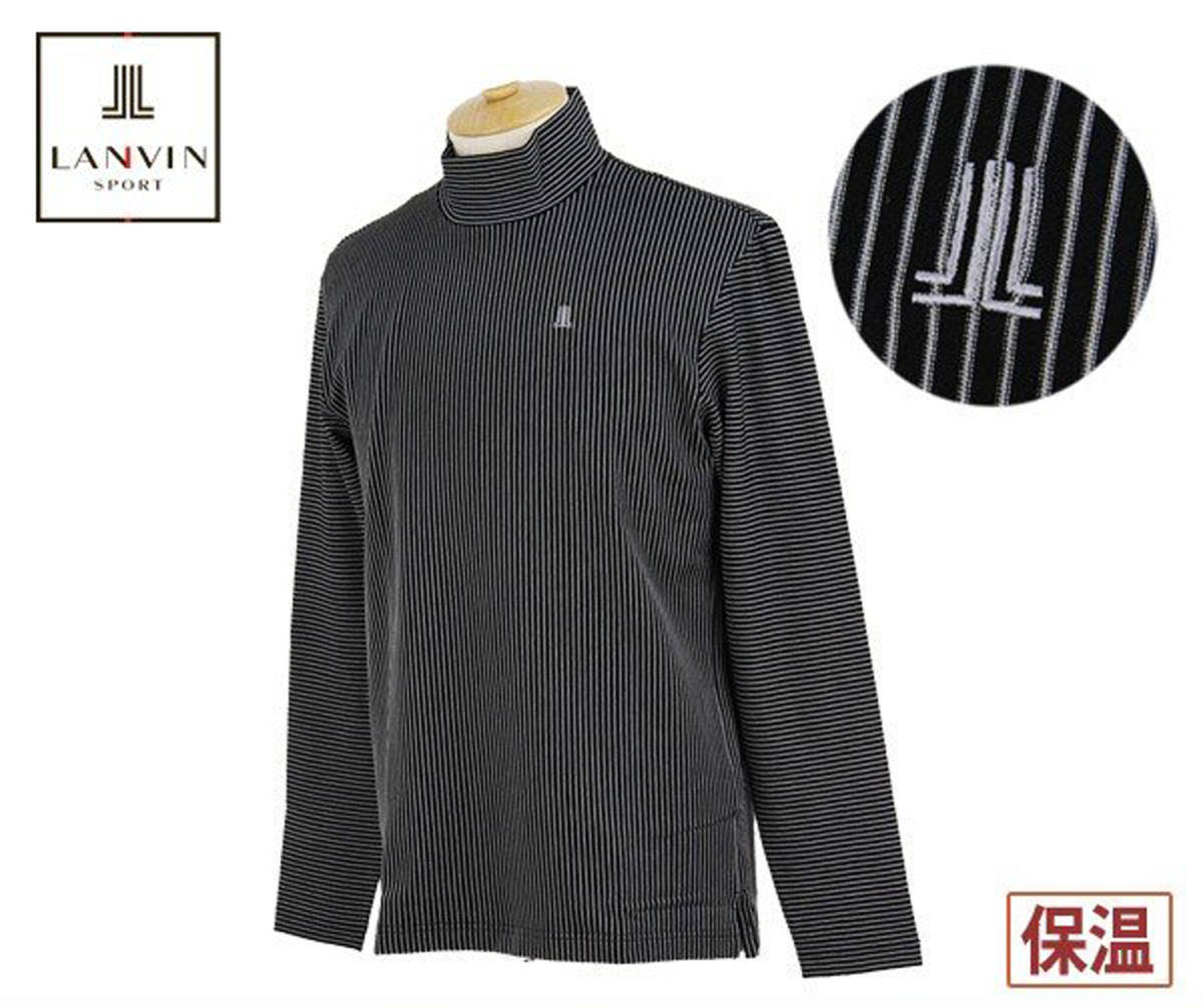 ハイネックシャツ L メンズ ランバン スポール LANVIN SPORT 日本正規品 秋冬 新作 ゴルフウェア拍卖