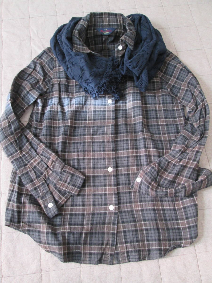 スピック&スパン フレームワーク チェックのボタンシャツ/合わせやすい配色です拍卖