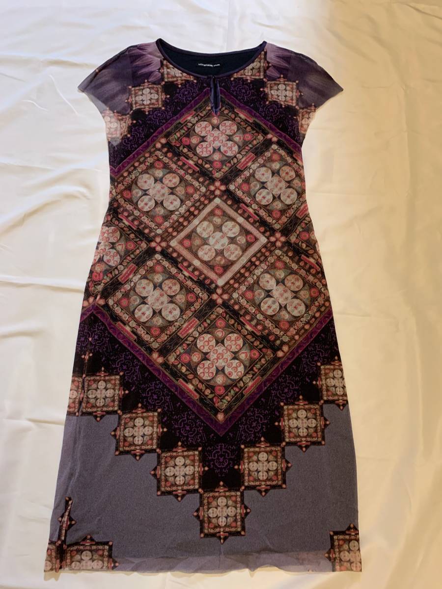 Vivienne tam ヴィヴィアンタム ワンピース ドレス メッシュ パワーネット アーカイブ archive mesh dress拍卖