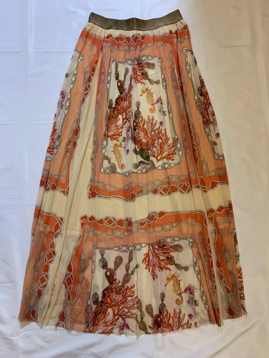 Vivienne tam ヴィヴィアンタム ロングスカート メッシュ パワーネット 竜の落とし子 アーカイブ archive mesh long skirt拍卖