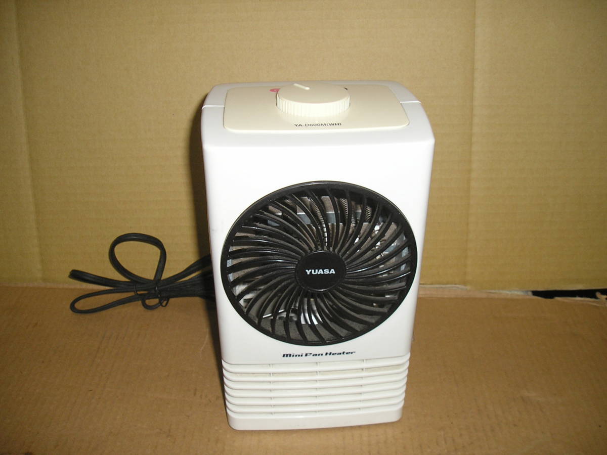 卓上 ファンヒ-タ- ■ YUASA ■ YA-D600M ■ 600W 【保管 105】拍卖