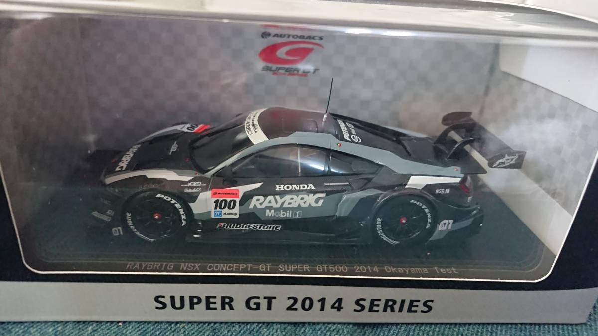 1/43 EBBRO 2014年スーパーGT 岡山テスト レイブリックNSX コンセプトGT#100拍卖