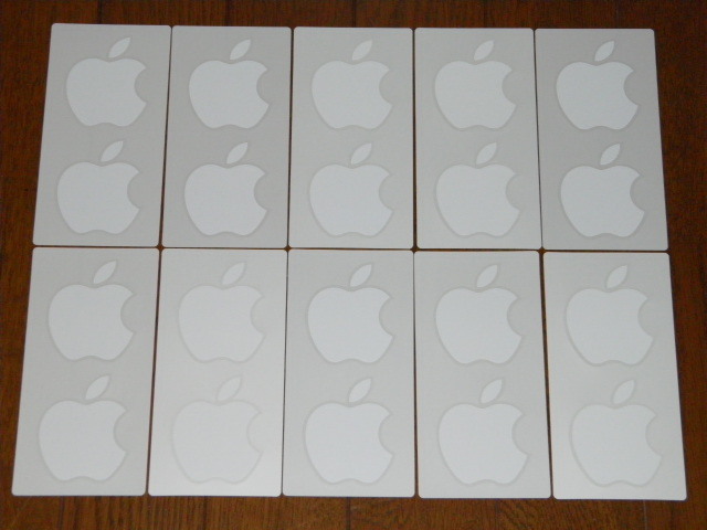 Apple アップル 純正 シール ステッカー 10シートセット拍卖