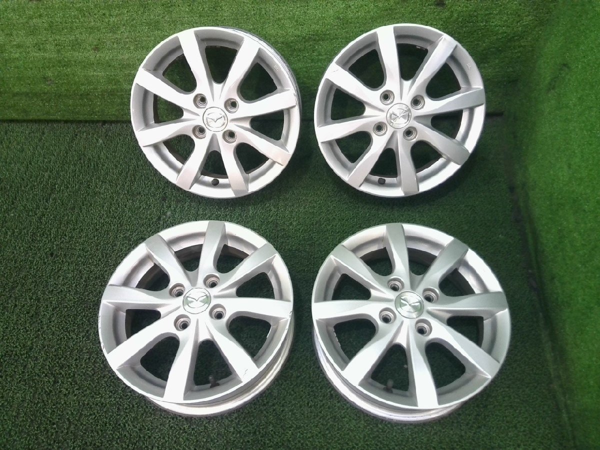 フレア DBA-MJ34S 純正アルミホイール4本セット カスタムスタイルXS 23H H26年 1AAB-37-600 39 14インチ 4穴拍卖