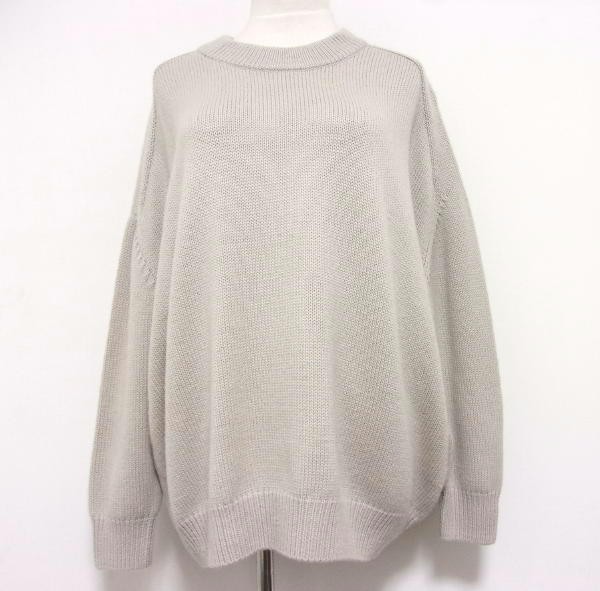 新品★#Newans★ハッシュニュアンス★ウールニット★プルオーバー★ベージュ★オンワード樫山★軽くて暖か★M拍卖