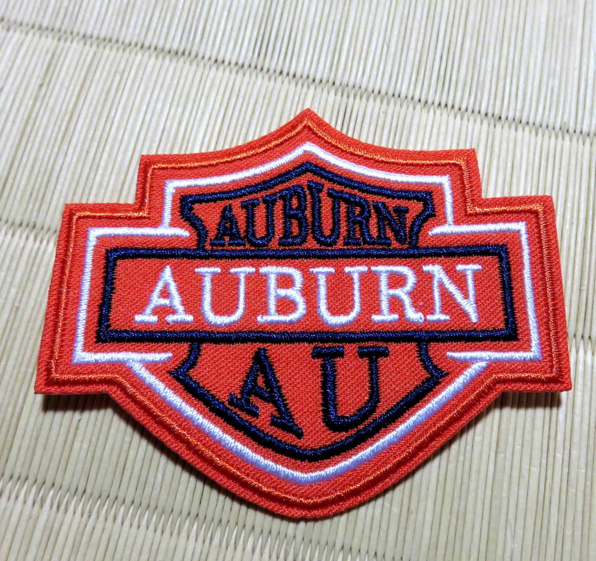 橙AU◆新品オーバーン大学 Auburn Universityアメリカ刺繍ワッペン◆スポーツ■サバゲー ミリタリー ファッション■ 洋服・衣類・衣服DIY拍卖