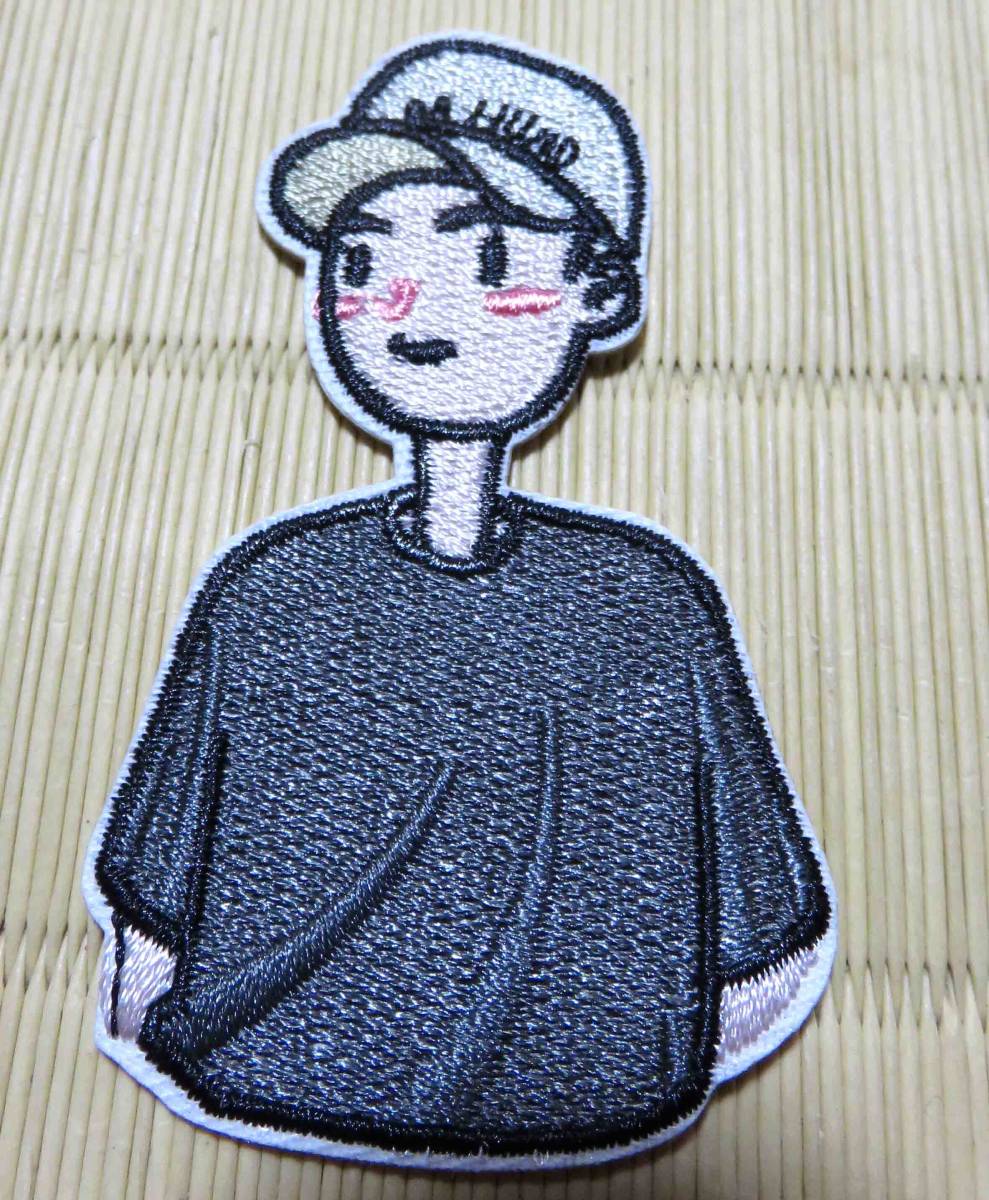 萌男前◎新品イケメン 爽やか 好青年 男前 帽子 Tシャツ  刺繍ワッペン■洋服・衣類・衣服DIY ◇サバゲー・ミリタリー ファッション拍卖