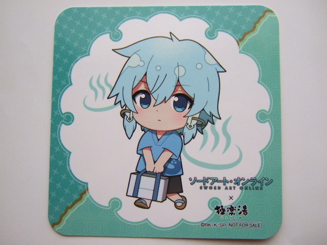 ソードアート・オンライン 極楽湯 コラボ限定 コースター シノン SAO RAKU SPA(らくスパ)コラボキャンペーン リンク・スタート! Shinon拍卖