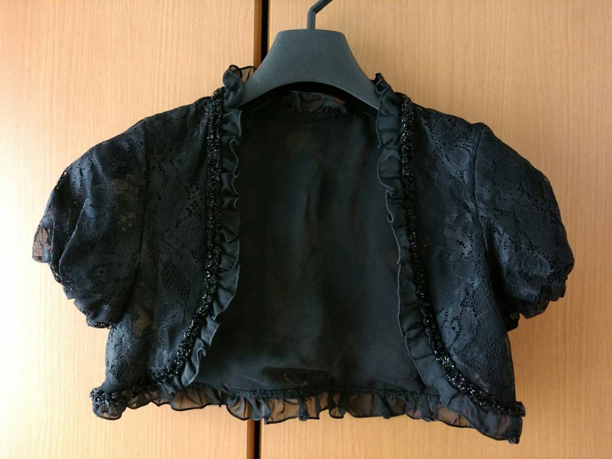 ボレロ 黒 レース調拍卖