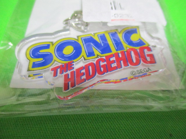 新品 SONIC キーホルダー ロゴ SEGA セガ ソニック ヘッジホッグ拍卖