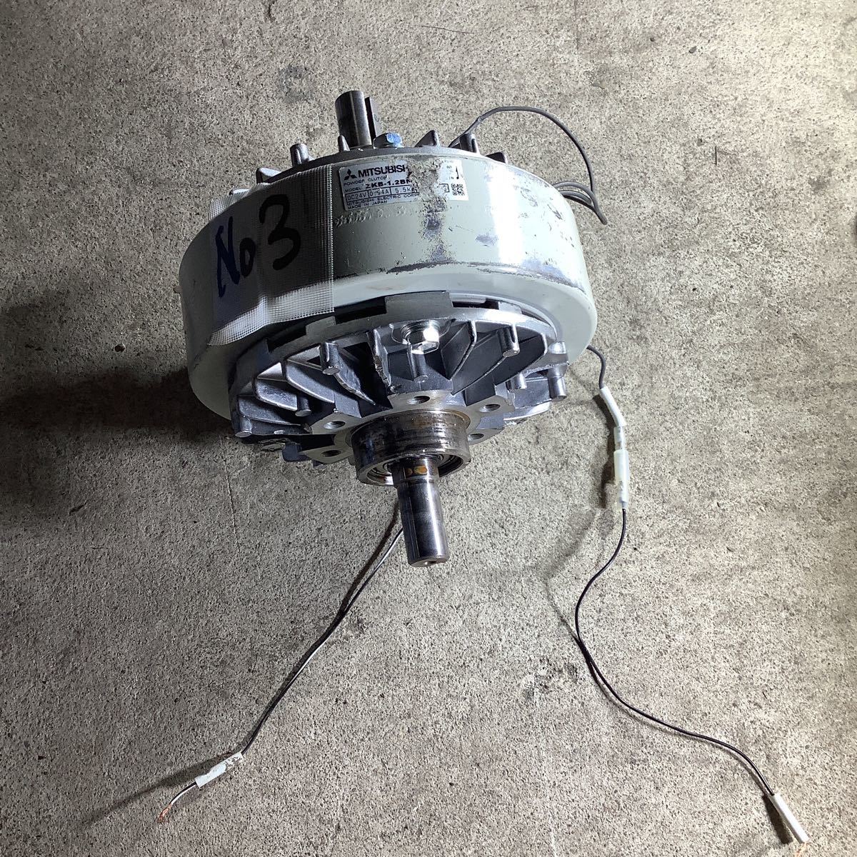 No3 三菱電機 パウダクラッチ ZKBー1、2BN ジャンクキズ有り 通電確認まで済みです。拍卖