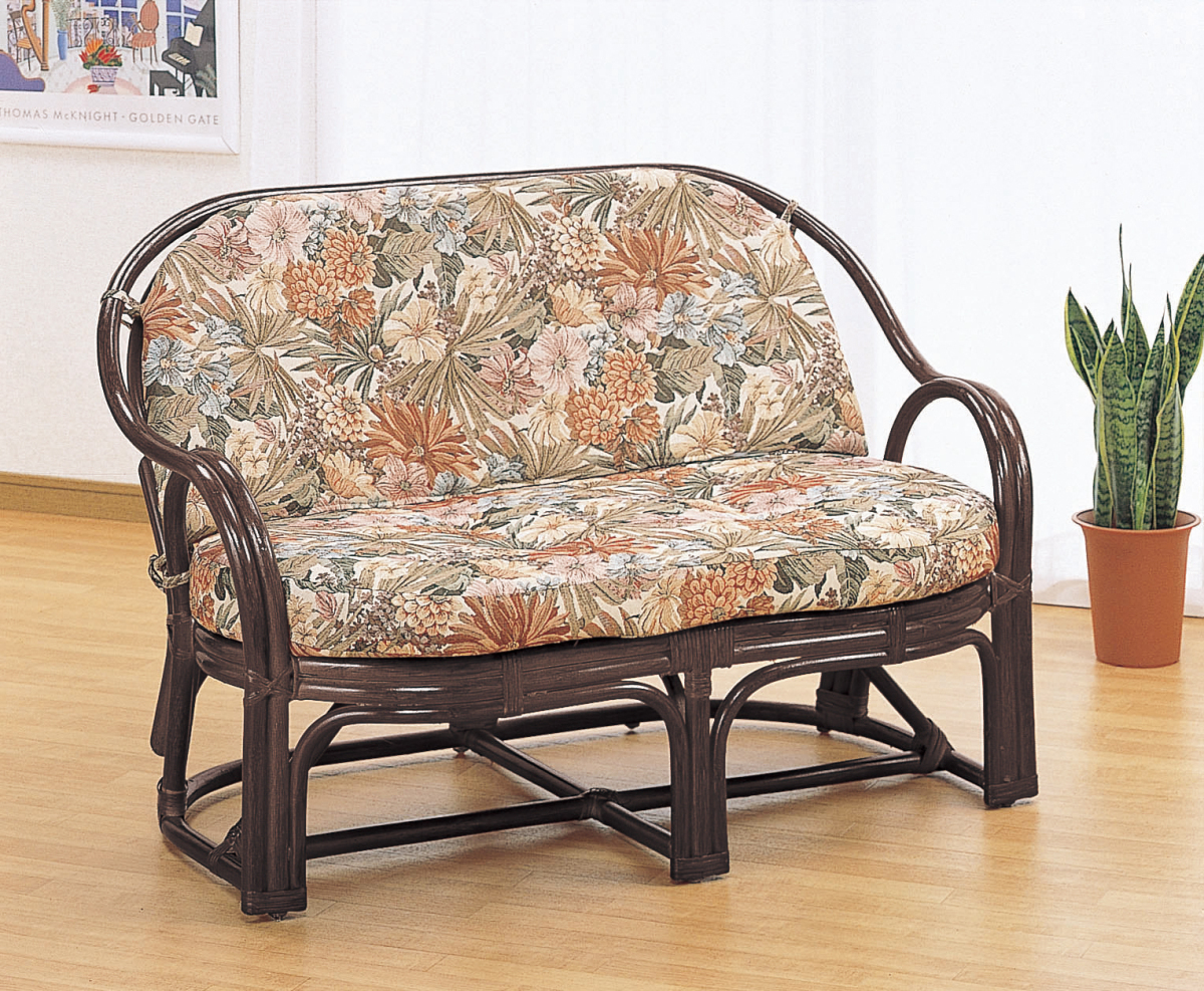 今枝商店 ラタン 籐 ラブチェアー ソファ Y550B-XW拍卖