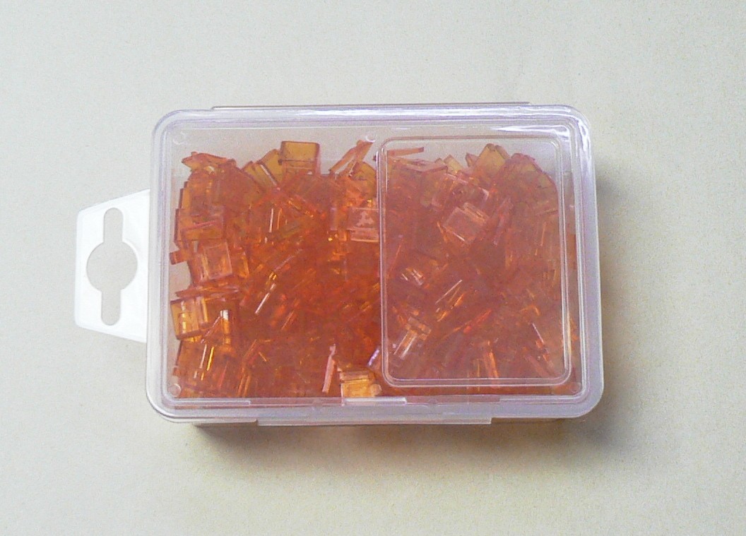 爪折れLANプラグの修復 プラグSOS 100個 オレンジ拍卖