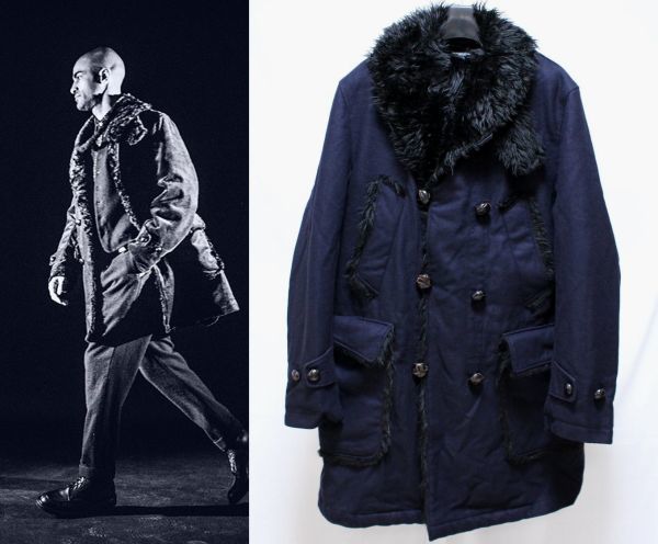 Engineered Garments エンジニアードガーメンツ Mackinaw 20oz Wool Melton メルトン ウール ファー コート M 紺拍卖