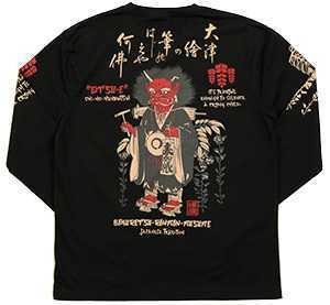 爆裂爛漫娘/鬼の念仏/ロンT/ブラック/XL/RMLT-317/テッドマン/カミナリモータース拍卖