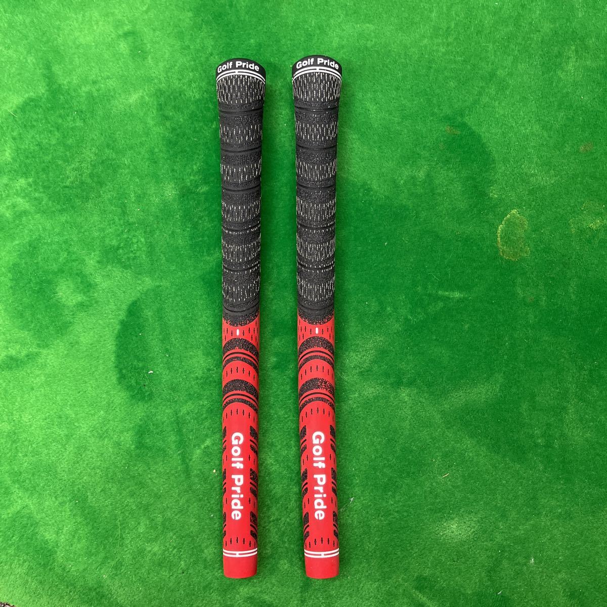 お値打ち出品 入手困難ディスコン品 Golf Pride MCC 赤/黒  2本セット 新品未使用品拍卖