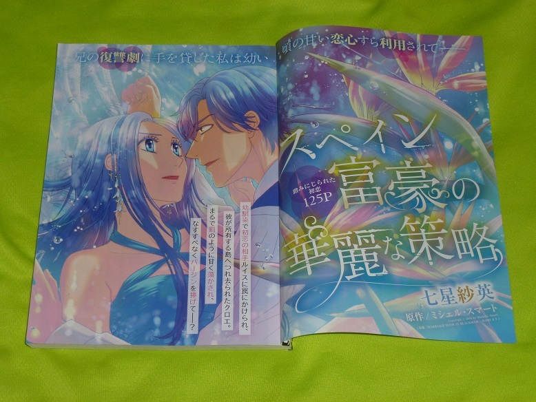 ★スペイン富豪の華麗な策略★七星紗英★ハーレクイン2022Vol.12切抜★送料112円拍卖