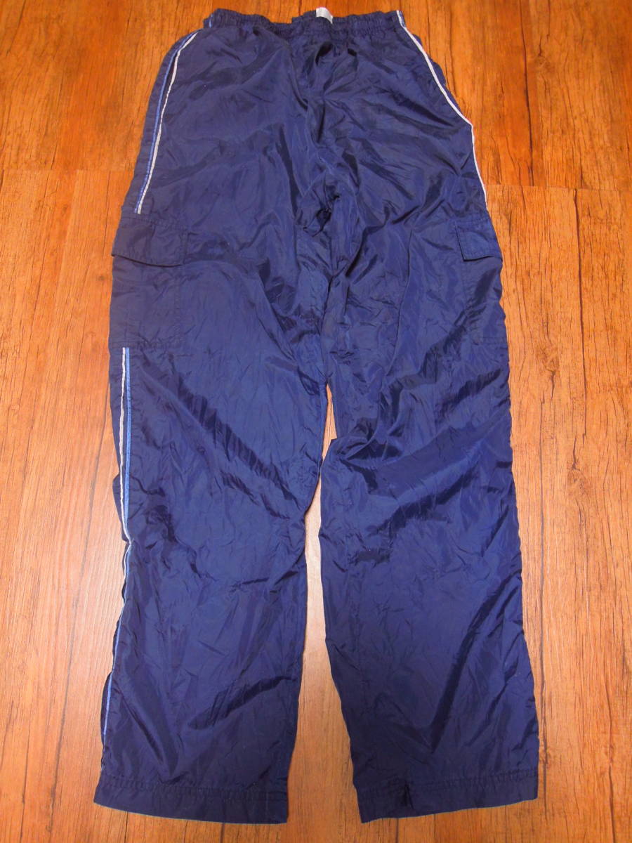 tvs 90's リーボックReebok古着裏地付きナイロン カーゴ ロングシャカシャカパンツ拍卖