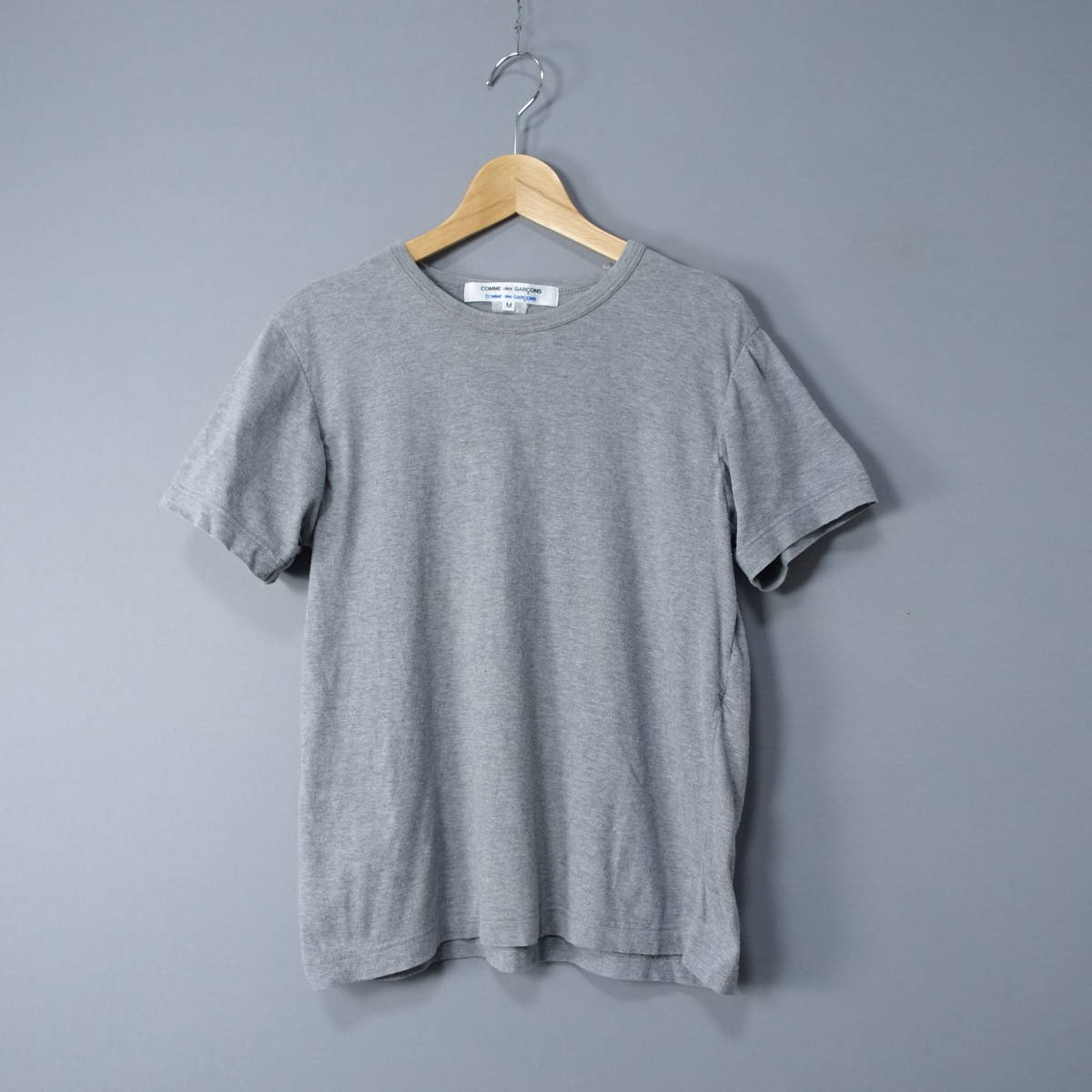 COMME des GARCONS/コムデギャルソン/M/フランス製カットソー/グレー/レディース/半袖/Tシャツ拍卖