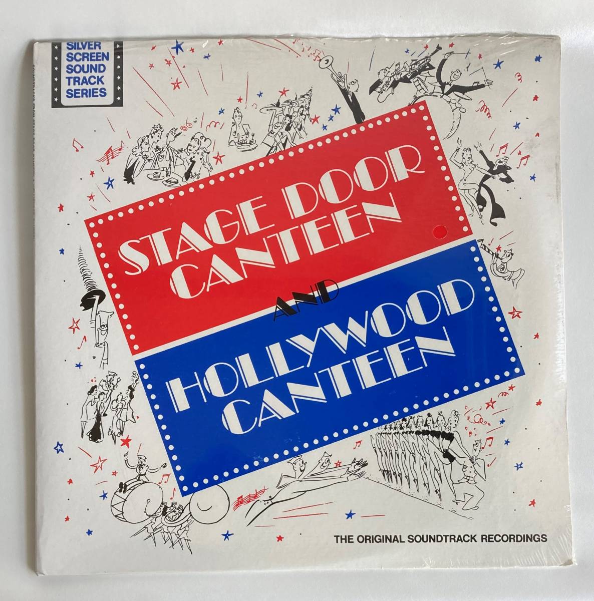 Stage Door Canteen(1943) / Hollywood Canteen(1944) 米盤LP 2枚組 見開き Curtain Calls CC-100/13 未開封拍卖