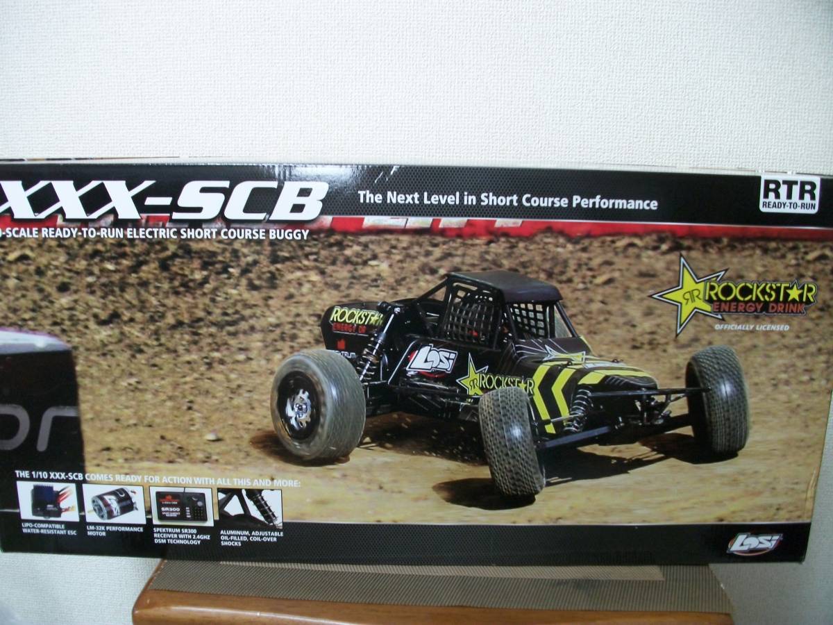 ☆【超目玉商品】LOSI ロッシ XXX-SCB ROOKSTAR RTR プロポ付セット 新品/未使用 一応ジャンク扱 詳細不明 現状優先 格安!拍卖