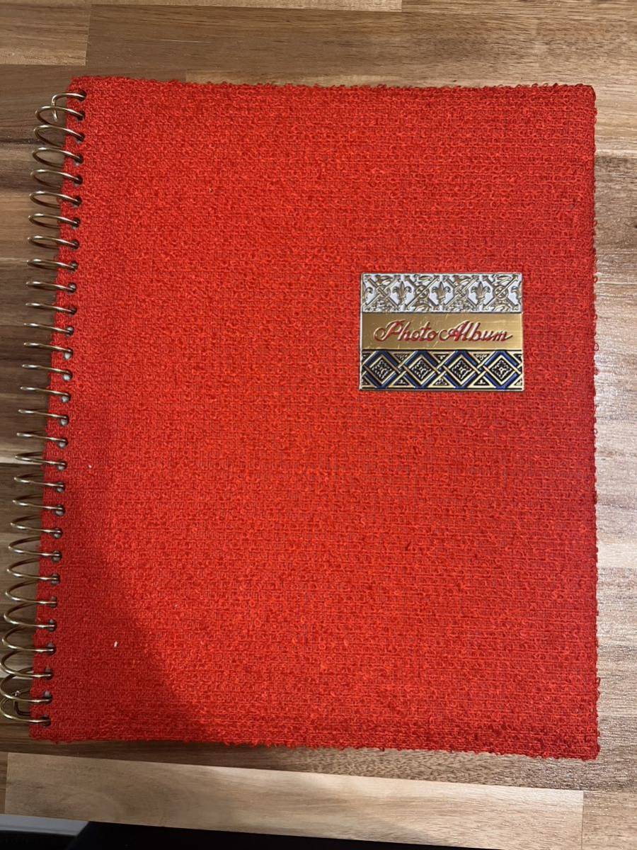 昭和レトロ ツイード アルバム 赤 第二十四回 舞踏コンクール入賞記念拍卖