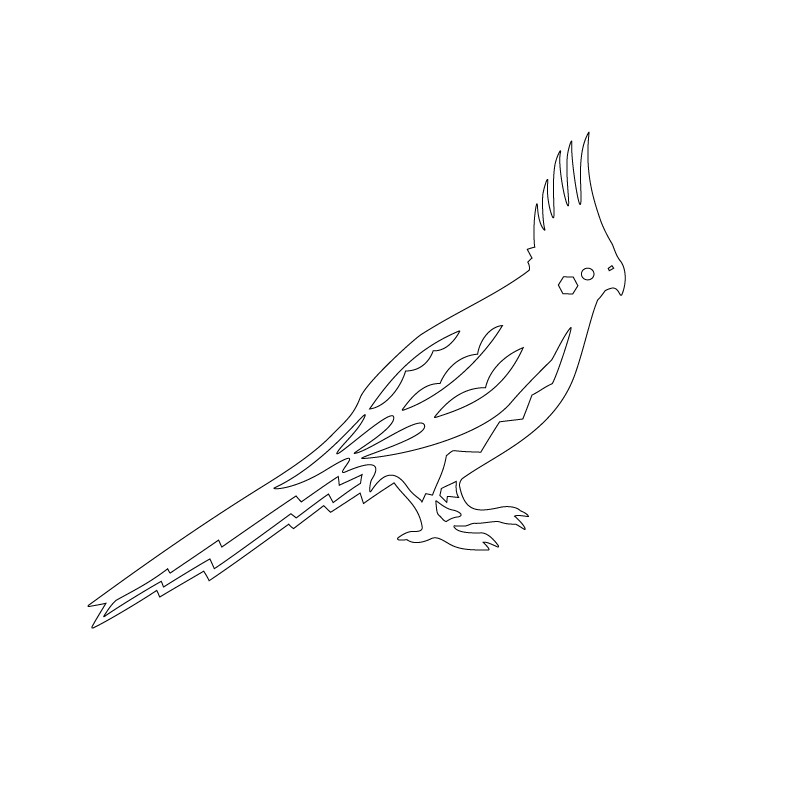オカメインコ カッティングステッカー 12.5cm 白 インコグッズ 小鳥雑貨 インコ 雑貨 シール Cockatiel拍卖
