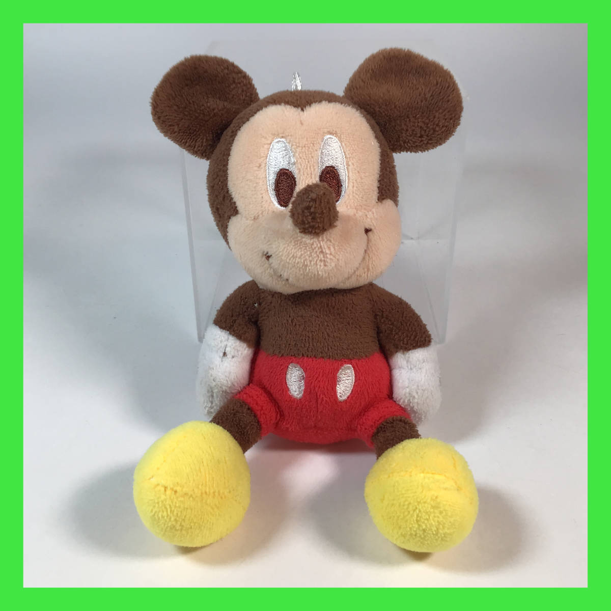 N-2356☆ Disney ミッキーマウス ※ストラップパーツ欠品 ぬいぐるみ 商品タグ無し ディズニーキャラクター拍卖