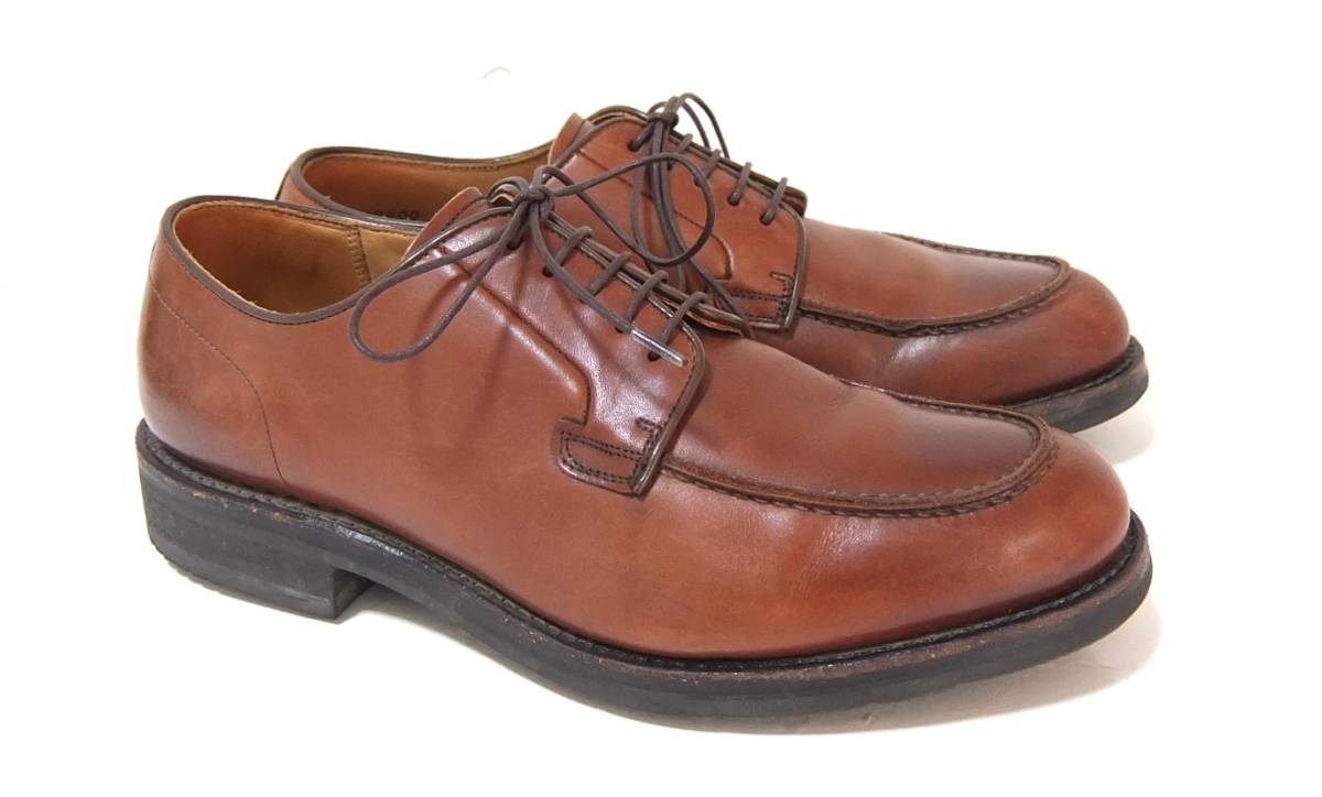 REGAL リーガル 37FR レザーシューズ 茶 24 ビジネスシューズ Uチップ拍卖