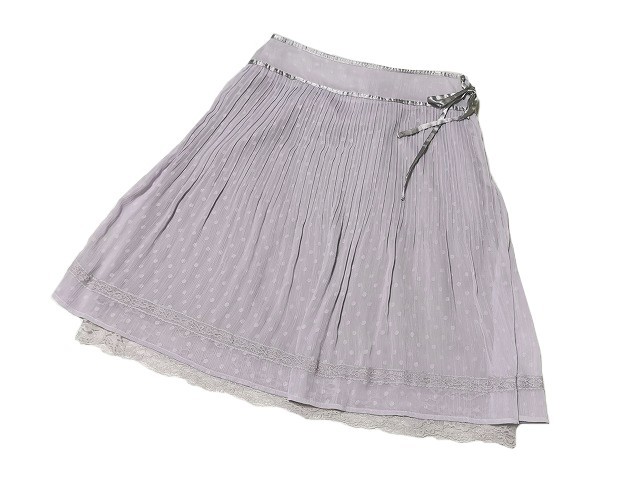 【USED 美品】KLAIN PLUS/クランプリュス スカート 【L】40 ウエスト67◆裏地 膝丈 清楚 オシャレ レディース 女性 クラン 美脚拍卖