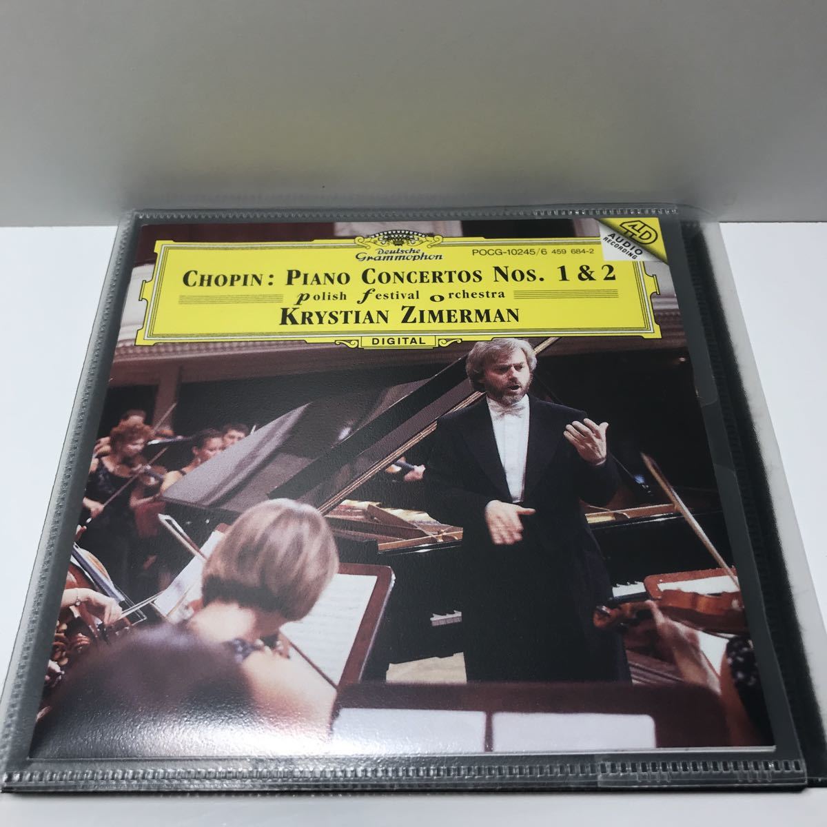 CD 2枚組 KRYSTIAN ZIMERMAN - CHOPIN PIANO CONCERTOS NOS. 1 & 2 ツィメルマン ショパン ピアノコンチェルト 国内盤 日本語解説付拍卖