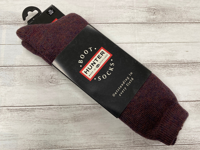 訳あり⑭ HUNTER/ハンター ソックス BOOTSOCKS UK9-11拍卖