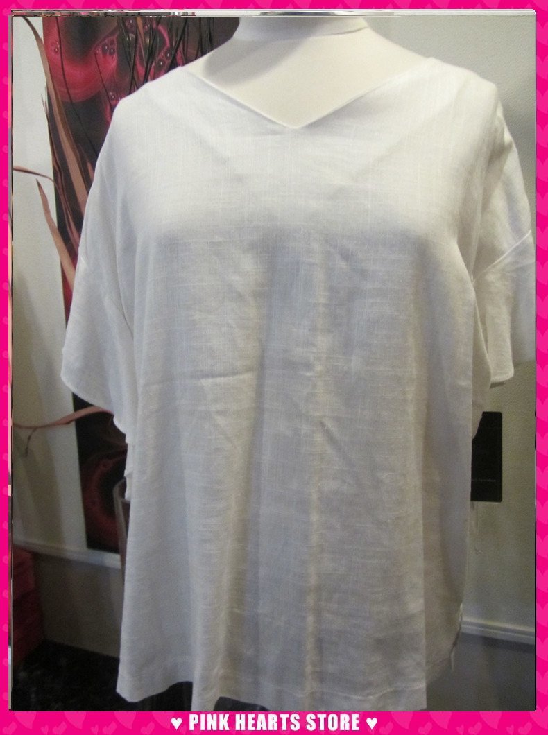 新品レディース◇No clothe No Life Vネック袖フリルフレンチブラウス オフホワイト 46-1922拍卖