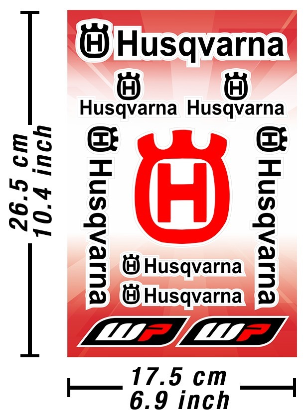 海外 送料込み ハスクバーナ Husqvarna ステッカー セット 3拍卖