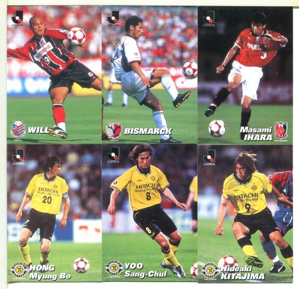 サッカー Jリーグ カルビー 2001~2006 カード 54枚セット!(9)拍卖