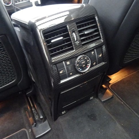 メルセデス ベンツ カーボン ルック リアエアコン コントロール ダクト カバー X166 GL350 GL550 GL63 GLクラス拍卖