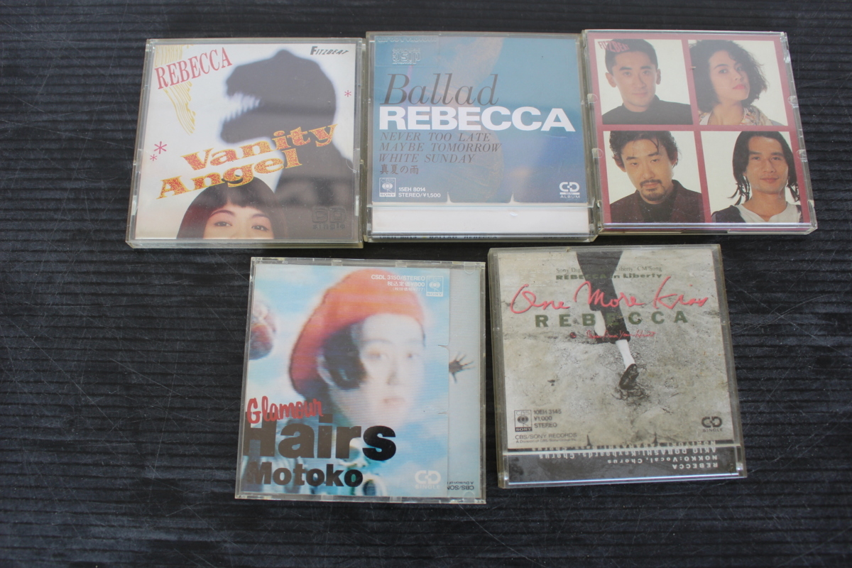 レベッカ REBBCA NOKKO 5枚 8cm シングル まとめて 中古 CD 音楽 色々 沢山 長期保管品 現状品 ノッコ拍卖