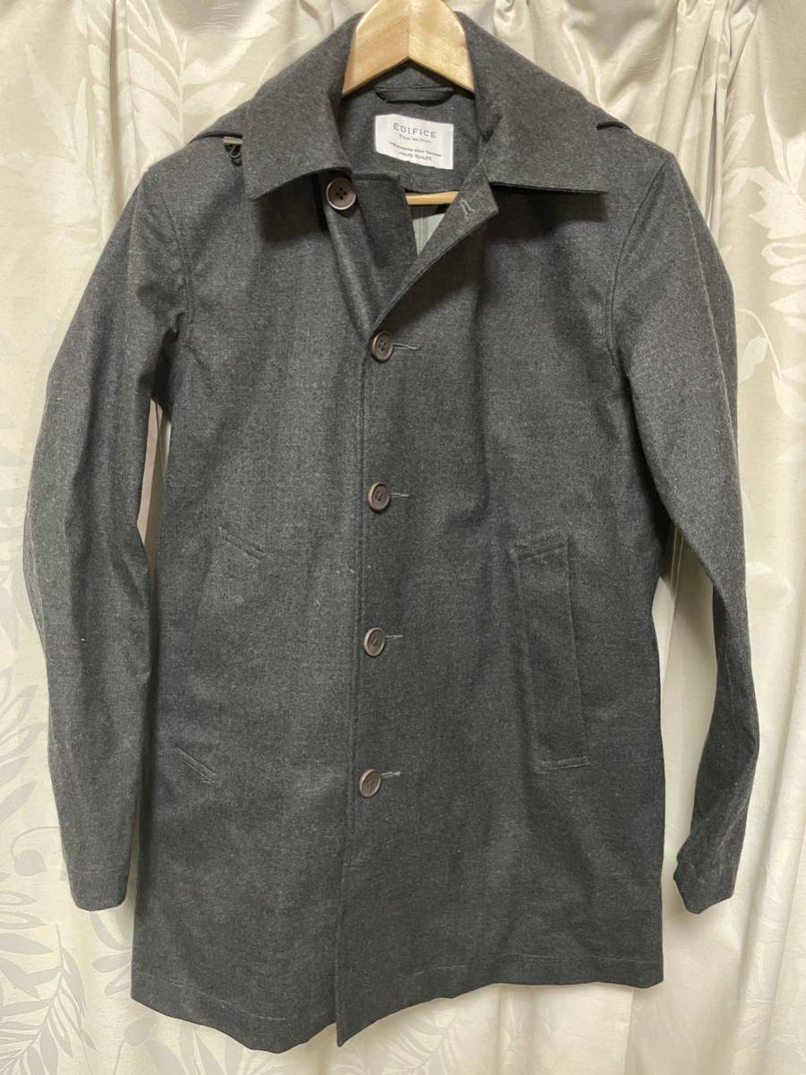 EDIFICE エディフィス 防水 レインコート 綺麗め 44 コート 定価2万拍卖
