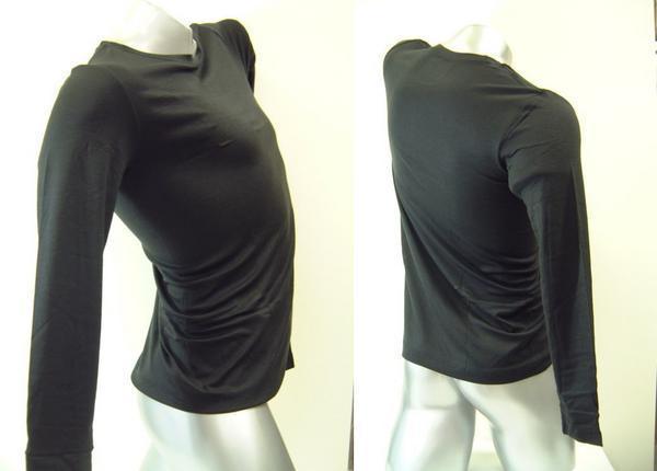 <肌着館>グンゼ BODYWILD HOTMAGIC長袖シャツ BWW008 黒 L拍卖