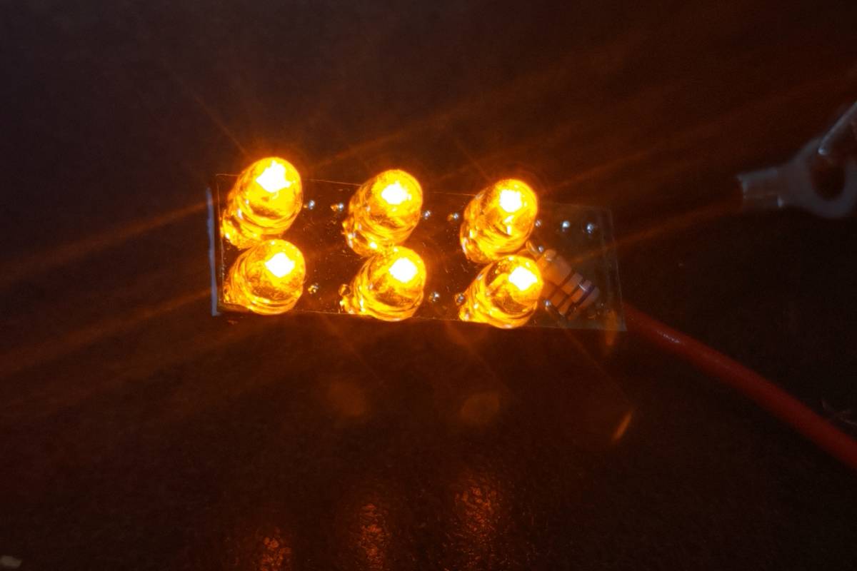 12v オレンジ マーカー LED ユニット デコトラ トラック 5個セット 拍卖